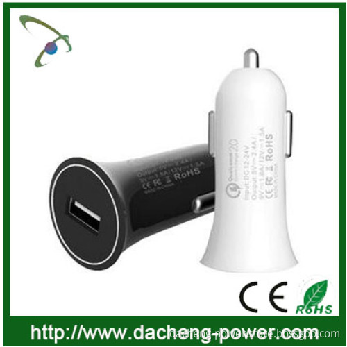 Fast charging speed qc2.0 car charger car for iphone samsung